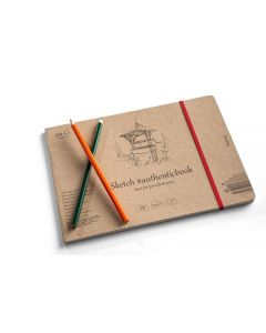Skitseh&aelig;fte SMLT authentic 24x17cm 100g natur