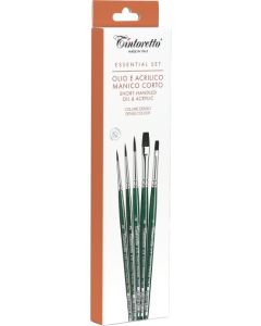 Pensels&aelig;t Tintoretto 9004 olio e acrilico 5ass