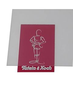 Plastforside A3 0,5mm PP frosted