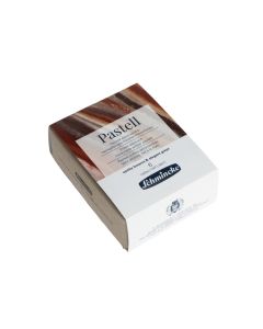 Pastelkridt S box 6ass halve earthy browns & elegant greys