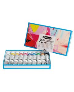 Akryl akademie s&aelig;t 10x20ml standard farver