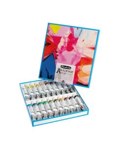 Akryl akademie s&aelig;t 20x20ml standard farver
