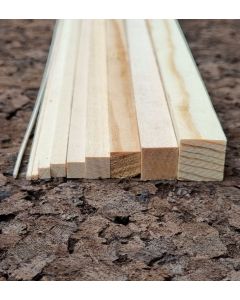Tr&aelig; liste 5,0x5,0x1000mm lind