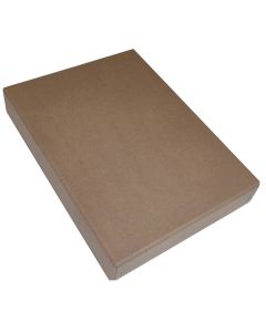 &AElig;ske A4 brun skjorte&aelig;ske TK H.4,5cm x B.22,7cm x L.31,5cm