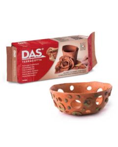 Modellervoks DAS 500gr terracotta air dry