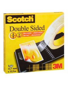 Dobbeltkl&aelig;bende tape 12mmx22,8m 3M