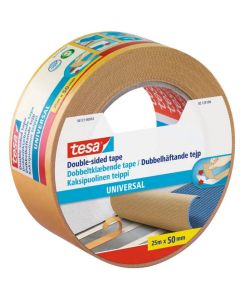Dobbeltkl&aelig;bende tape t&aelig;ppe 50x25mtr.