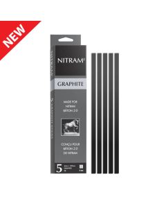 Grafit 4x4mm 3B Nitram 6 stk.