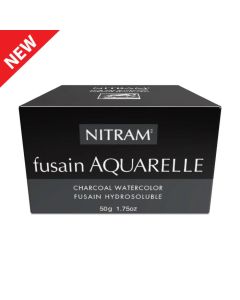 Kul Nitram watercolor charcoal - fusain aquarelle