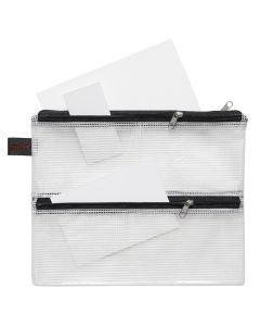 Lynl&aring;setui A5 3 rum transparent m/sort lynl&aring;s pvc