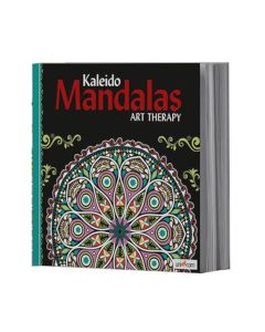 Malebog Mandala kaleido black - udg&aring;et