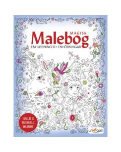 Malebog Mandala magisk malebog enhj&oslash;rninger