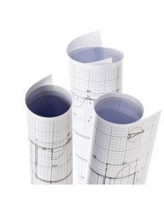 Kopipapir rl. 0,914x50m 80g/m&sup2;