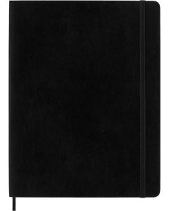 Notesbog Moleskine  XL ulinjeret sort sc