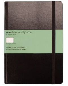 Akvarelskitsebog travel journal A5 h&oslash;jformat 200g