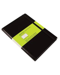 Skitsebog travel journal A5 h&oslash;jformat 130g ulinjeret sort