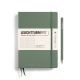 Notesbog Leuchtturm A5 251s prikket olive hardcover