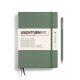 Notesbog Leuchtturm A5 251s linjeret olive hardcover