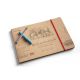 Skitsehæfte SMLT authentic 24x17cm 135g natur brun