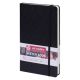 Skitsebog Royal Talens 13x21cm højformat 140g black - 9314002M