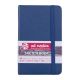 Skitsebog Royal Talens 9x14cm højformat 140g navy blue - 9314231M