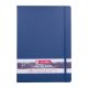 Skitsebog Royal Talens A4 højformat 140g navy blue - 9314233M