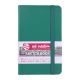 Skitsebog Royal Talens 9x14cm højformat 140g forest green - 9314331M