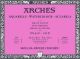 Akvarelblok arches 300g 23x31cm hot pressed naturhvid 100% bomuld - A1795072