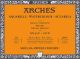Akvarelblok arches 300g 23x31cm rough naturhvid 100% bomuld - A1795085