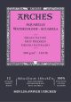 Akvarelblok arches 300g A5 hot pressed naturhvid 100% bomuld - A1795095