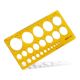 Cirkelskabelon 5031 - 1mm til 36mm
