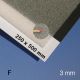 Skumgummi 3mm fin creme 500x250mm 30PPI