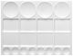 Blandebakke plast 32,0x24,5cm 20 skåle 3 assorterede størrelser