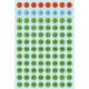 Etiket nr. 1-160 ø8 rød/blå/gr - 4129