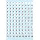 Etiket nr. 1-540 ø8 sort>hvid - 4128
