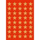 Etiket stjerner guld - 3412