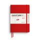 Kalender Leuchtturm 2027 A5 uge hardcover cherry