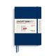 Kalender Leuchtturm 2027 A5 uge+noter lin hardcover navy