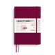 Kalender Leuchtturm 2027 A5 uge+noter lin softcover port red