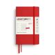 Kalender Leuchtturm 2027 A6 uge+noter lin hardcover cherry