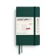 Kalender Leuchtturm 2027 A6 uge+noter lin hardcover forest green