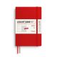 Kalender Leuchtturm 2027 B6+ uge+noter lin softcover port red