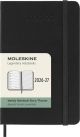 Kalender Moleskine 26/27 Pocket/9x13 cm uge sort hardcover