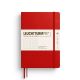 Notesbog L A5 dot cherry hardcover - 373977