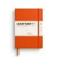 Notesbog L A5 ulinjeret pumpkin hardcover - 373981
