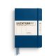Notesbog L A5 ulinjeret indigo hardcover - 373989
