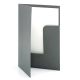 Omslag Ecoqua A4+/22x31cm antrasit 290g