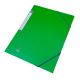 Elastikmappe A4 Oxford grøn 600g/m² karton