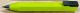 Pencil 3,15mm Shorty lime~sort clip