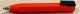Pencil 3,15mm Shorty rød~sort clip